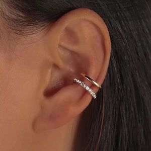 Handmade Ear Cuff Earring Gold